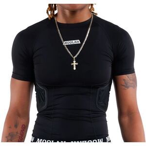 Moolah basketball women’s PADDED COMPRESSION TOP BLACKTOP size S NWOT